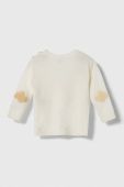 Дитячий светр з домішкою вовни United Colors of Benetton колір бежевий легкий (3657689)