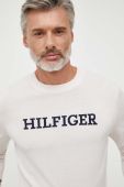 Бавовняний светр Tommy Hilfiger колір бежевий легкий (3328585)