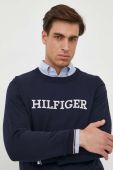 Бавовняний светр Tommy Hilfiger колір синій легкий (3328591)