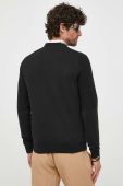 Бавовняний светр Boss Green BOSS GREEN колір чорний