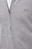 Вовняний кардиган BOSS колір сірий