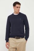 Бавовняний светр Polo Ralph Lauren колір синій легкий (3448867)