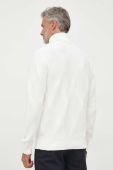 Бавовняний светр Lindbergh колір білий гольф