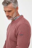 Бавовняний светр Pepe Jeans Dean колір рожевий