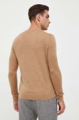 Вовняний светр Michael Kors чоловічий колір бежевий легкий
