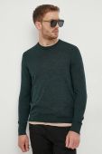 Вовняний светр Michael Kors чоловічий колір зелений легкий