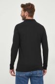 Лонгслів Guess чоловічий колір чорний однотонний (3598769)
