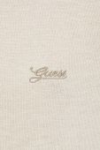 Светр з домішкою шовку Guess колір бежевий легкий гольф