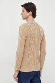 Светр Guess чоловічий колір бежевий