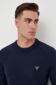 Светр з домішкою вовни Guess чоловічий колір синій (3610779)