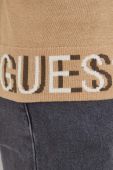 Светр з домішкою шовку Guess колір бежевий легкий (3547983)