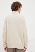 Вовняний светр Les Deux чоловічий колір бежевий гольф