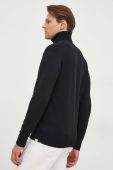 Светр Liu Jo чоловічий колір чорний легкий гольф