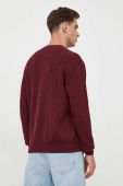 Вовняний светр Paul&Shark чоловічий колір бордовий теплий