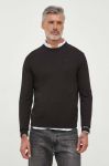 Светр з домішкою вовни Pepe Jeans Andre чоловічий легкий колір чорний