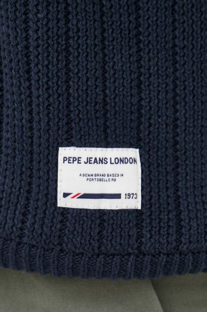 Бавовняний светр Pepe Jeans Silvano колір синій фото 5