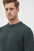 Бавовняний светр Pepe Jeans Dean колір зелений теплий