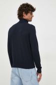 Светр з домішкою вовни United Colors of Benetton чоловічий колір синій легкий гольф