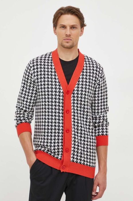 Кардиган з домішкою кашеміру United Colors of Benetton колір білий