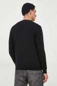 Светр United Colors of Benetton чоловічий колір чорний легкий