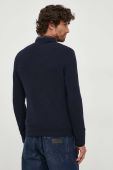 Светр з домішкою вовни United Colors of Benetton чоловічий колір синій (3635457)