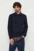 Светр з домішкою вовни United Colors of Benetton чоловічий колір синій (3635457)