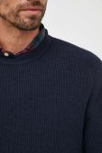 Светр з домішкою вовни United Colors of Benetton чоловічий колір синій (3635457)