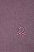 Кофта United Colors of Benetton чоловіча колір фіолетовий однотонна
