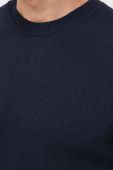 Светр з домішкою вовни Sisley чоловічий колір синій легкий (3622562)
