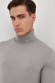 Светр Sisley чоловічий колір сірий легкий гольф (3467941)