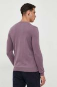 Светр Sisley чоловічий колір фіолетовий легкий
