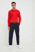 Светр з домішкою кашеміру Tommy Hilfiger колір червоний легкий