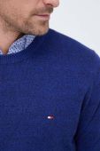 Светр з домішкою кашеміру Tommy Hilfiger легкий колір блакитний (3524545)