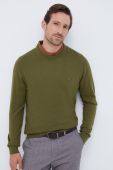 Светр з домішкою кашеміру Tommy Hilfiger колір зелений легкий