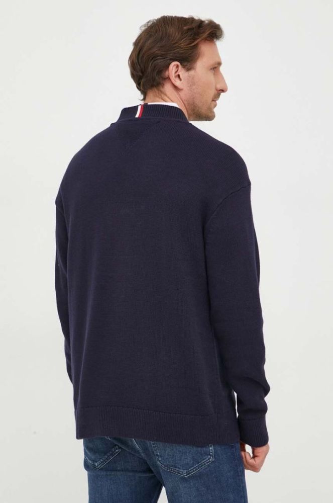 Бавовняний светр Tommy Hilfiger колір синій легкий (3578580) фото 3