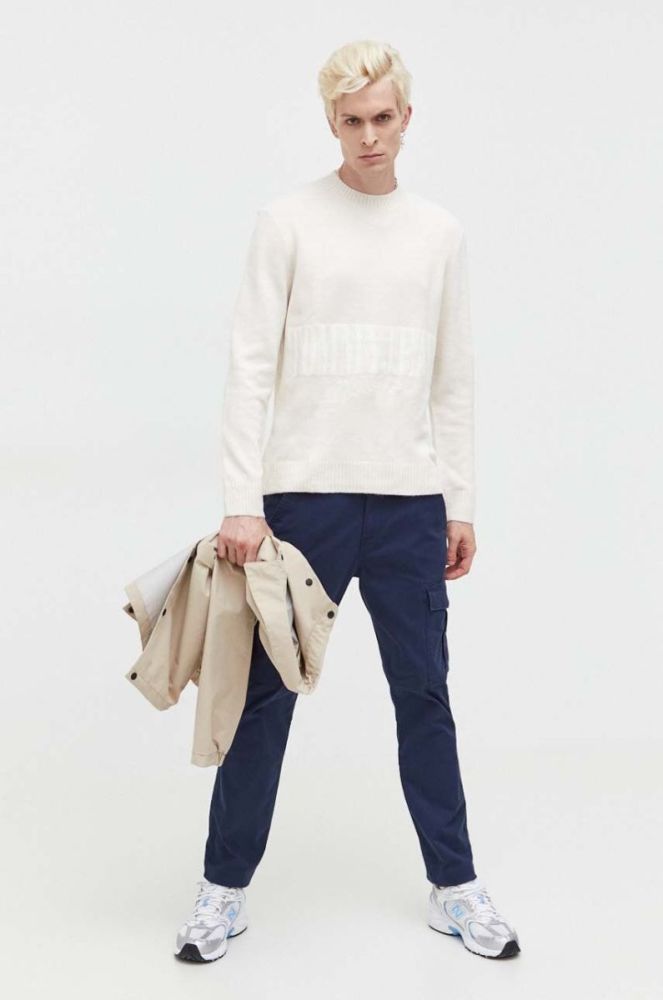 Светр Tommy Jeans чоловічий колір бежевий (3558729) фото 2