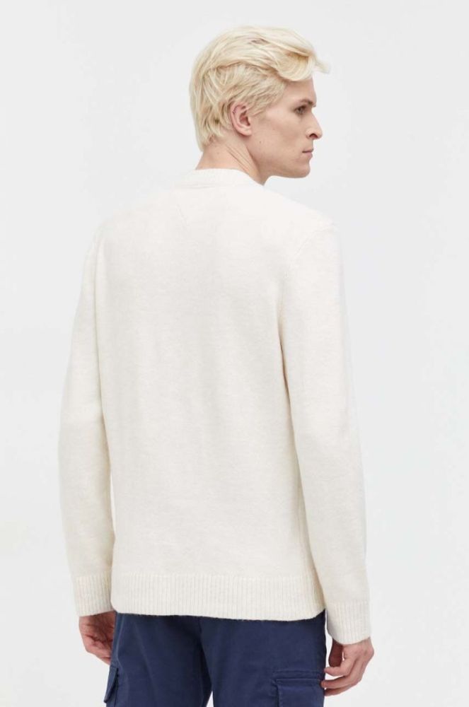 Светр Tommy Jeans чоловічий колір бежевий (3558729) фото 3