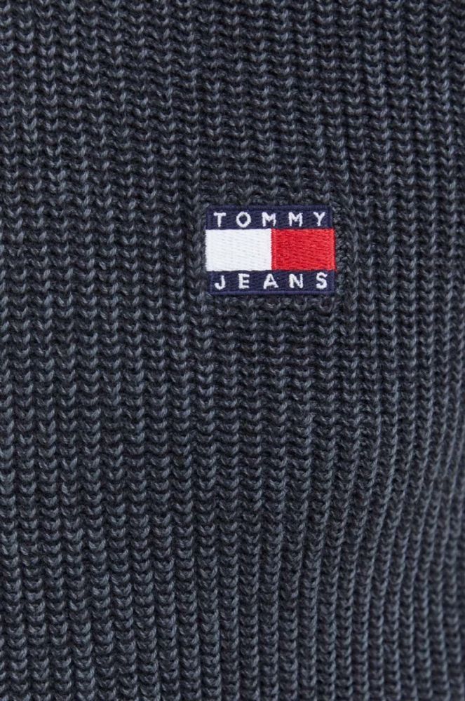 Бавовняний светр Tommy Jeans колір чорний (3416741) фото 5