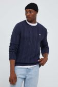 Бавовняний светр Tommy Jeans колір синій (3416752)