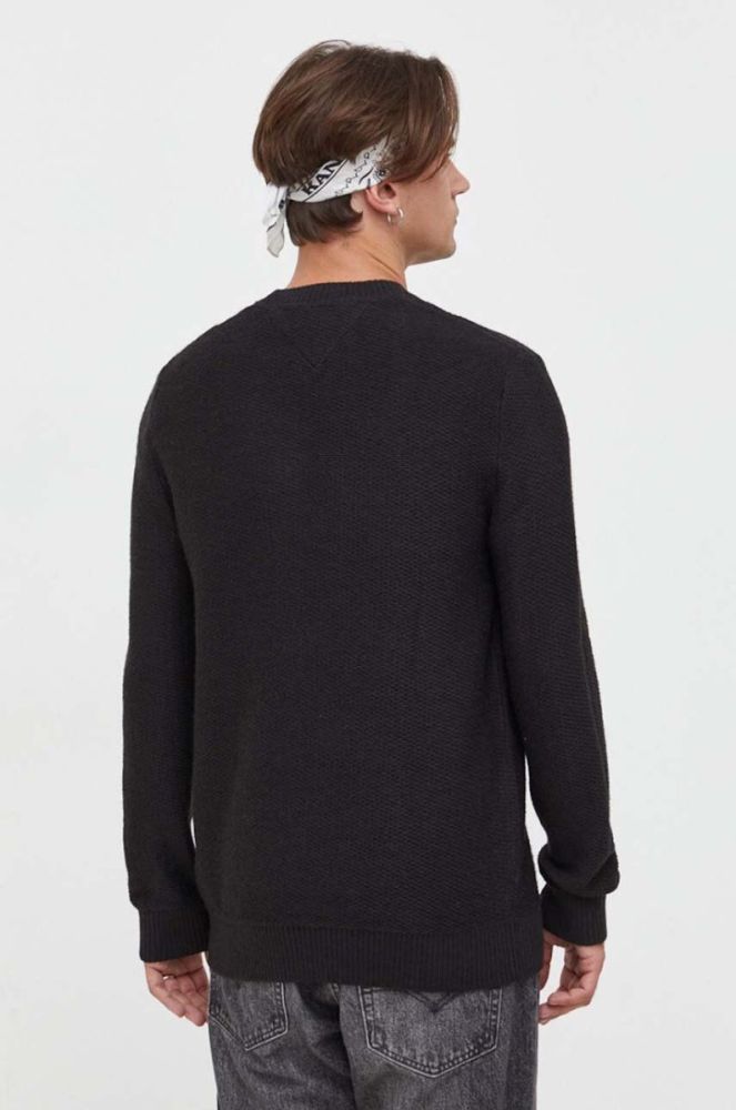 Светр Tommy Jeans чоловічий колір чорний (3542675) фото 3