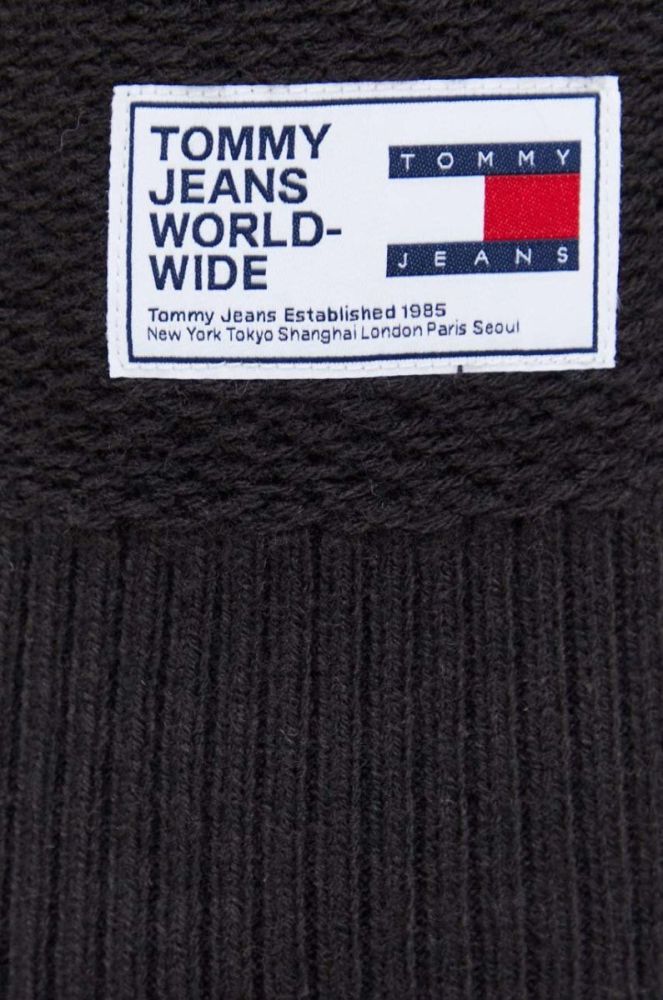 Светр Tommy Jeans чоловічий колір чорний (3542675) фото 5