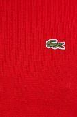 Вовняний светр Lacoste чоловічий колір червоний