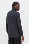 Вовняний светр Superdry чоловічий колір сірий легкий гольф