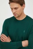 Вовняний светр Polo Ralph Lauren чоловічий колір зелений (3576047)