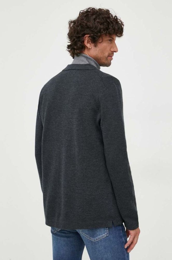 Вовняний кардиган Polo Ralph Lauren колір сірий фото 3