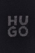 Вовняний светр HUGO чоловічий колір чорний легкий (3676844)