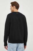 Светр з домішкою вовни The Kooples чоловічий колір чорний