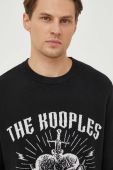Светр з домішкою вовни The Kooples чоловічий колір чорний