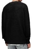 Светр AllSaints MK004Z WILDER CREW чоловічий колір чорний теплий