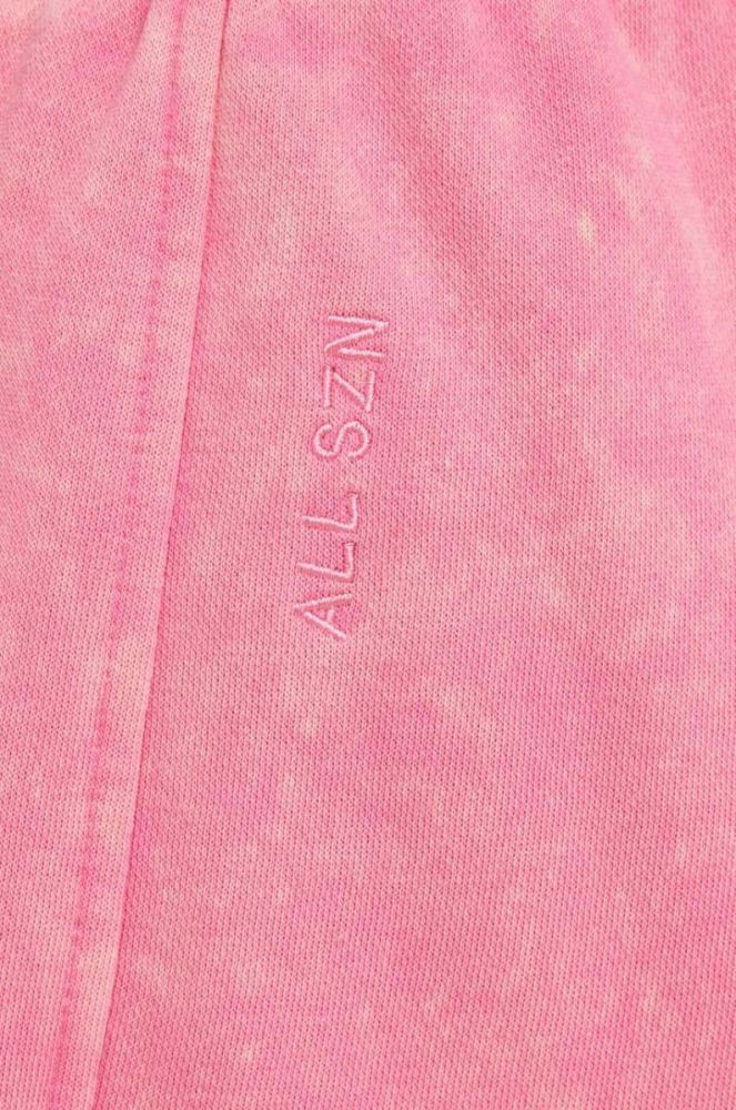 Шорти adidas жіночі колір рожевий однотонні висока посадка (3493742) фото 6
